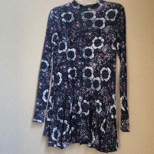 Free People Printed mini dress